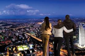 Вход на смотровую палубу "Сапфир