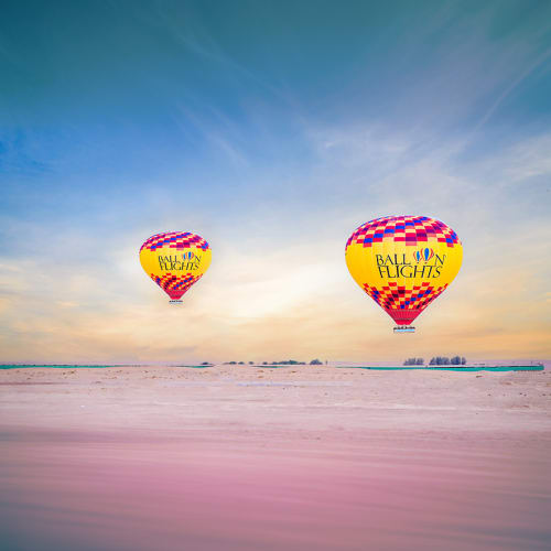 Exotic Sunrise with Balloon Flights From Abu Dhabi
