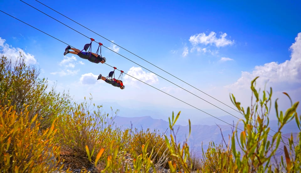 Jebel Jais Zipline from Dubai