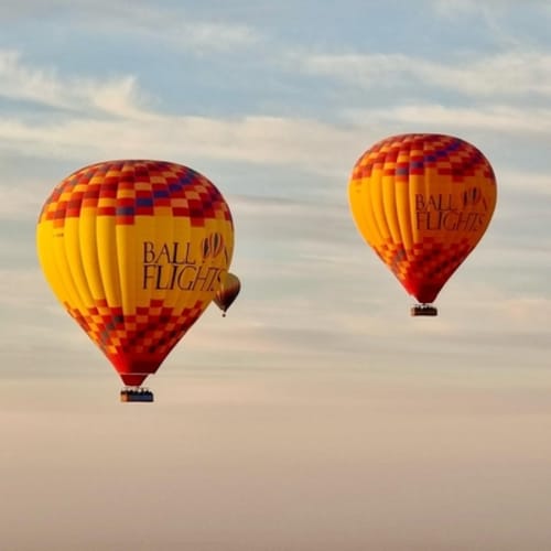 Balloon Flights with vintage car ride